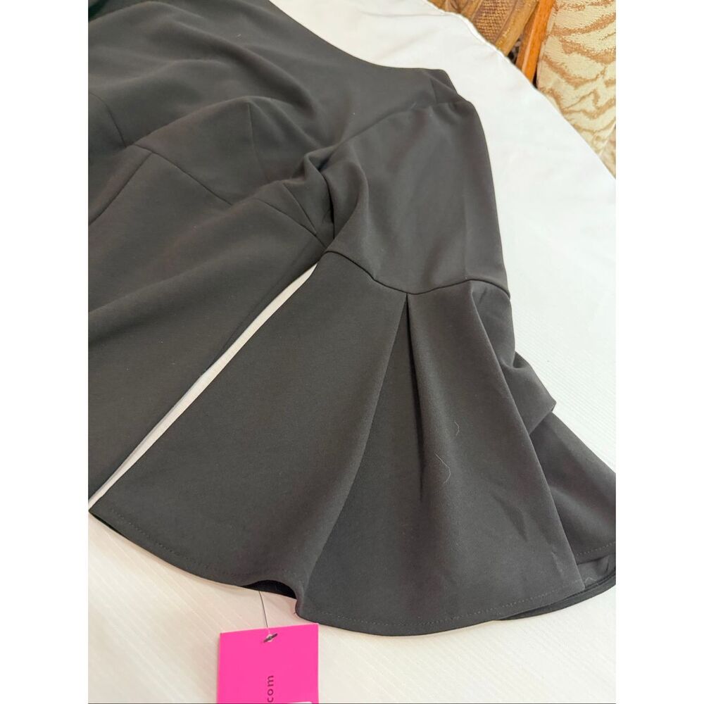 NWT Betsey Johnson Black Bell Sleeve Dress Women’s Plus Size 14W New - Picture 3 of 11
